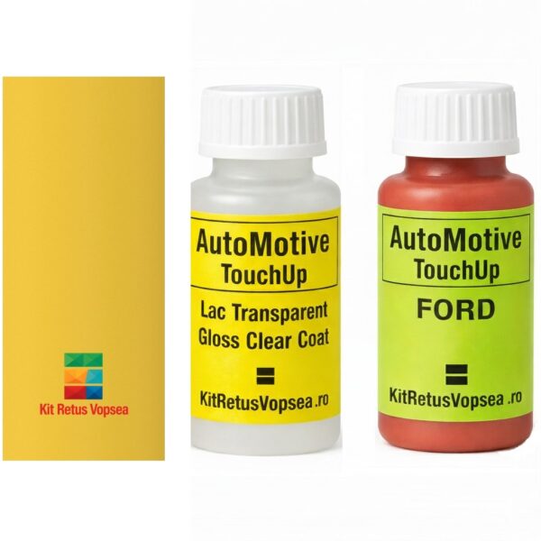 Kit corector vopsea cu pensula Ford Escort-NA FRD00:B7 (Zinc Yellow) ,FRD00:B7, B7, Y1, ADFAWHA, ADFAXWA, FA00:B7, M6999, M7000