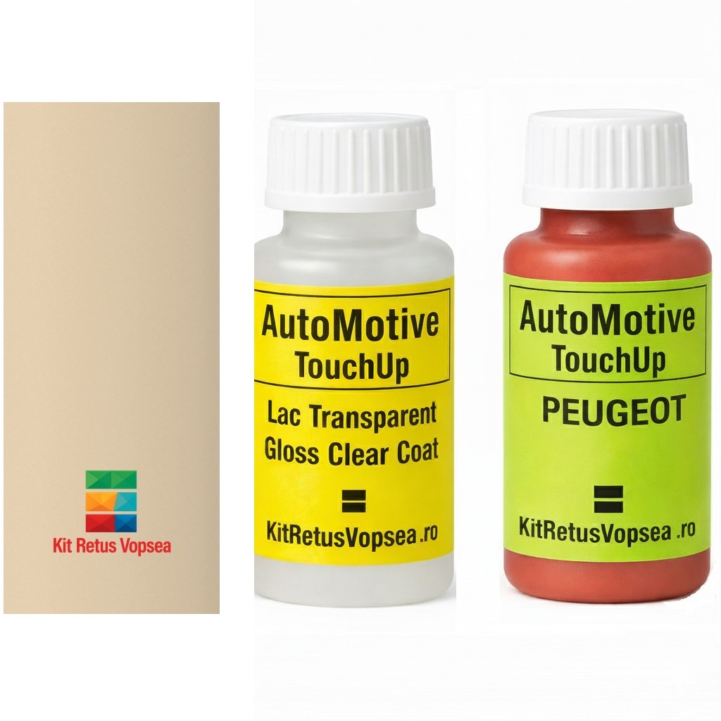 Kit corector vopsea cu pensula Peugeot Expert P1373 (Beige Tropic), 01015, 082320, P1373, 216, ECC, ECCA, P0CC