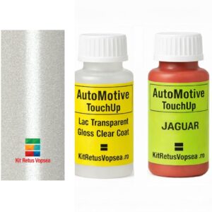 Kit corector vopsea cu pensula Jaguar F-Pace JAG2488 (Icy White Satin), JAG2488, JLRC2488, LRC2488, 2488, NCY