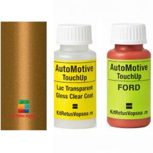 Kit corector vopsea cu pensula Ford F-Series FRD09:GQ (Amber Gold) ,FRD09:GQ, GQ, 9EJEWHA, 9EJEXWA, FA09:GQ, M7206