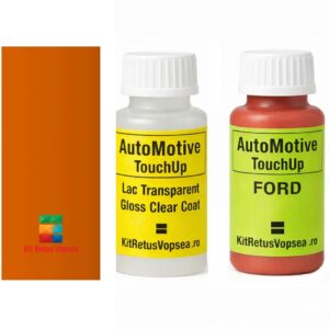 Kit corector vopsea cu pensula Ford F-Series FRD16:J8 (Tangier Orange) ,FRD16:J8, J8, FA16:J8, M7359