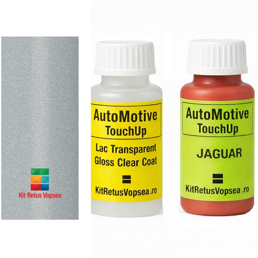 Kit corector vopsea cu pensula Jaguar F-Type JAG2201 (Yulong White), JAG2201, 1AQ, 2201, AQ, NAK