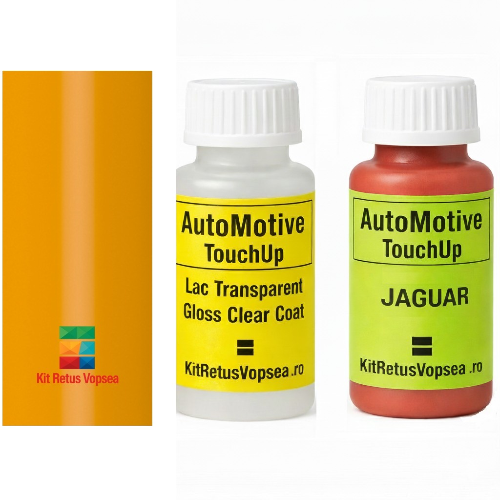 Kit corector vopsea cu pensula Jaguar F-Type JAG2500 (Sorrento Yellow Satin), JAG2500, FCR, 2500