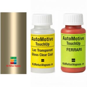 Kit corector vopsea cu pensula Ferrari F40 FER104 (Oro Chiaro), 099524, FER104, 104, 83937