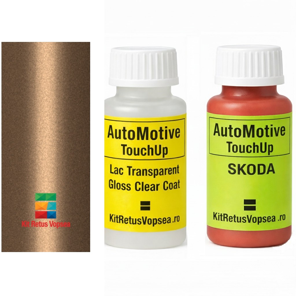 Kit corector vopsea cu pensula Skoda Fabia SKO9601 (Atacama Beige), SKO9601, 9601, F8G, LF8G, U1U1, 11402