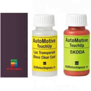 Kit corector vopsea cu pensula Skoda Favorit SKO3480 (Erica Violet), SKO3480, 3480, L348