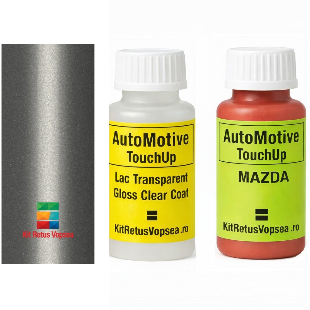 Kit corector vopsea cu pensula Mazda Flair MAZ44H (Steel Silver), MAZ44H, 44H, ZVC