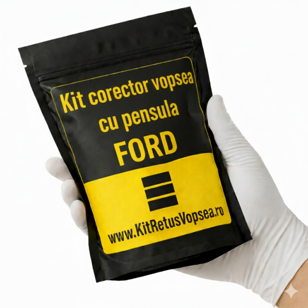 Kit corector vopsea cu pensula Ford Flex FRD4008M (Pillar Black) ,FRD4008M, 9B8A, 9B8AAXA, FA4008M – imagine 2