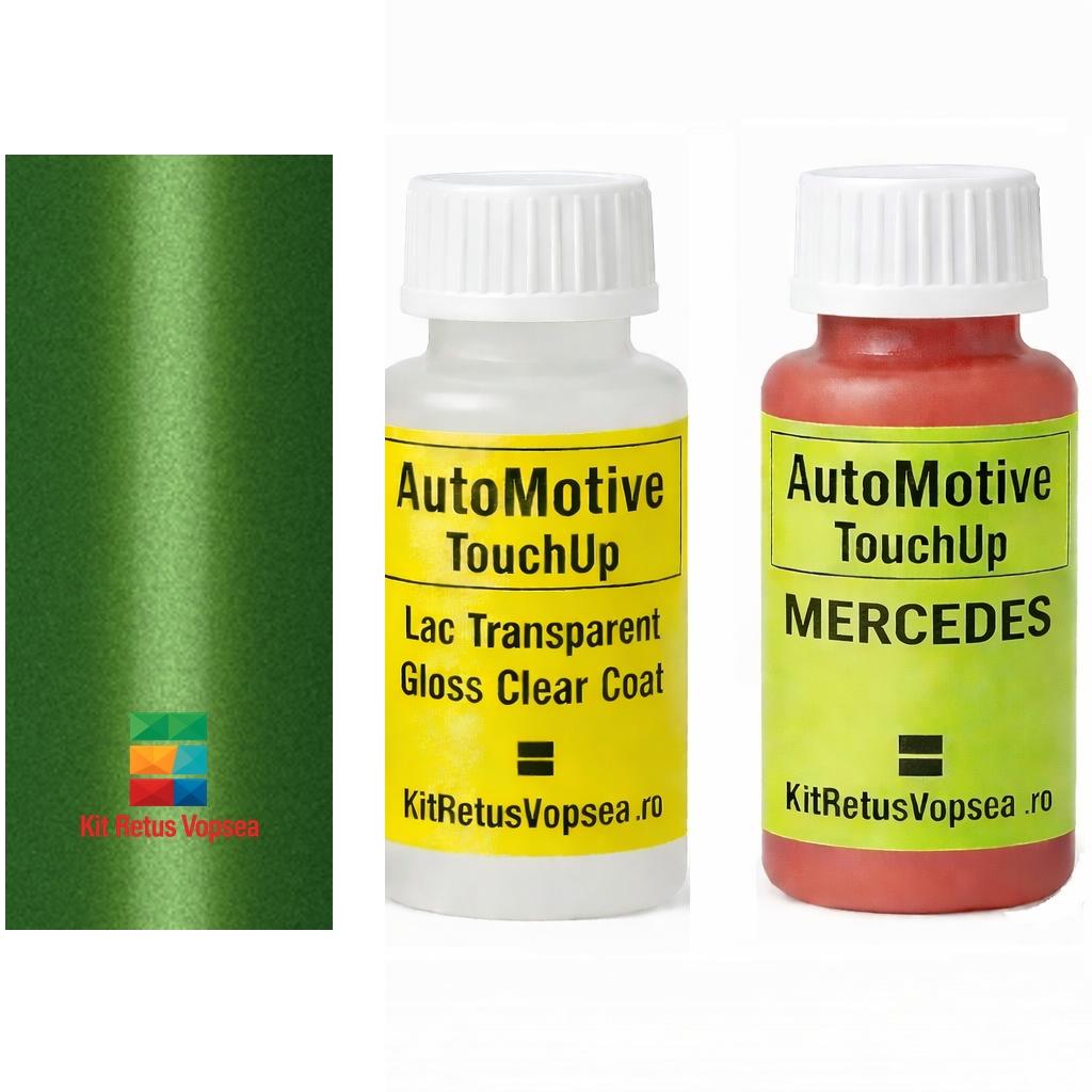 Kit corector vopsea cu pensula Mercedes G-Klasse MB376 (AMG Green Hell Magno), MB376, 376, 6376, 6-376