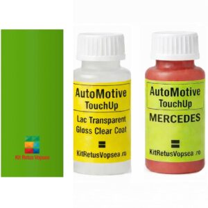 Kit corector vopsea cu pensula Mercedes G-Klasse MB6166 (Aliengreen), MB6166, 166, 6166, MB6-166, DB6166