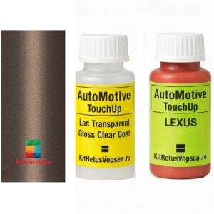 Kit corector vopsea cu pensula Lexus GS300/400 LEX4P1 (Copper Brown), LEX4P1, 4P1, CHLEX0022, PTM3