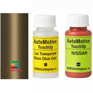 Kit corector vopsea cu pensula Nissan GT-R NISEBC (Gold), NISEBC, BEBC, EBC