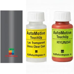 Kit corector vopsea cu pensula Hyundai Getz HY7006 (Gray Shadow), HY7006, LT