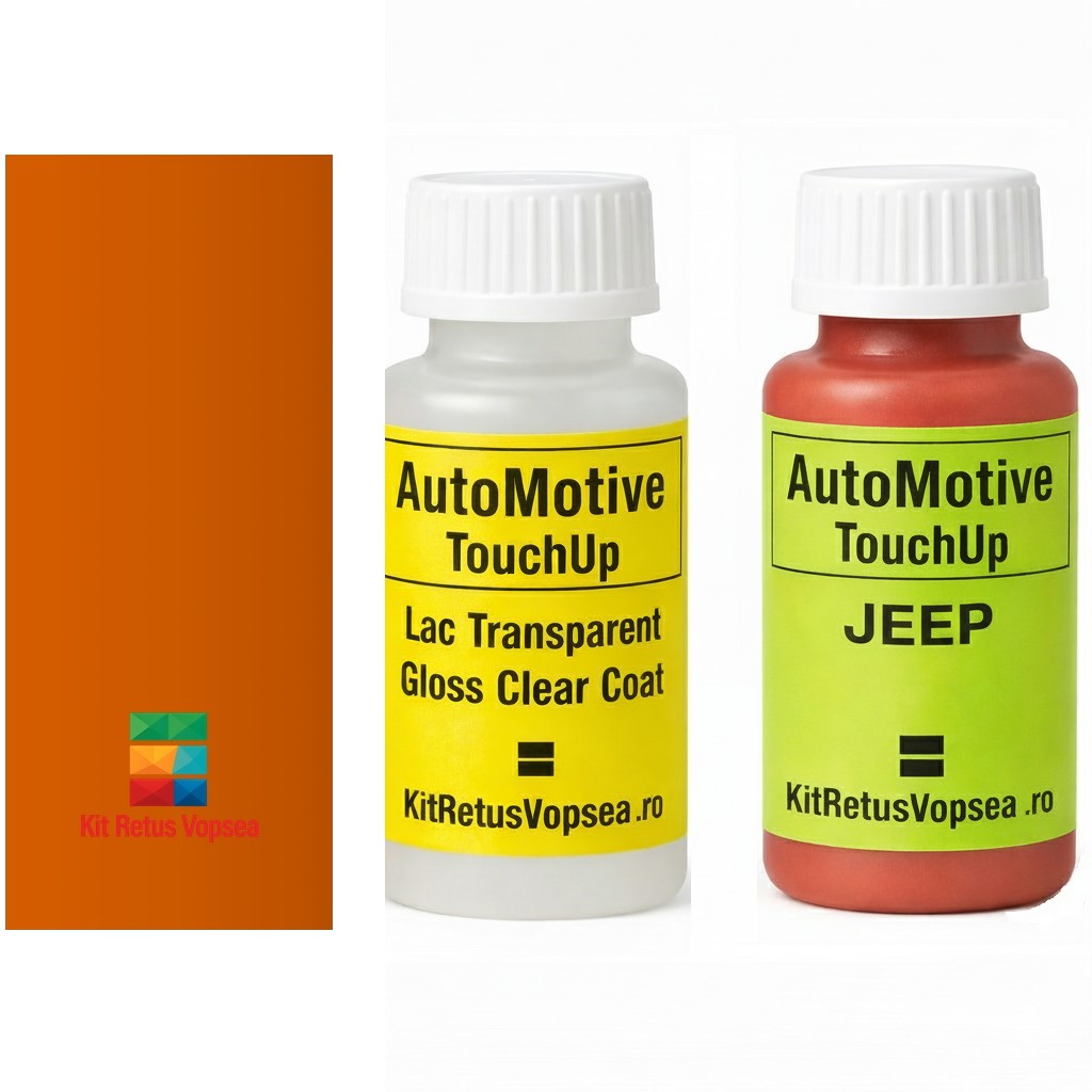 Kit corector vopsea cu pensula Jeep Gladiator JP12:KL4 (Header Orange), JP12:KL4, CHA12:KL4, KL4, L4, PL4, QL4