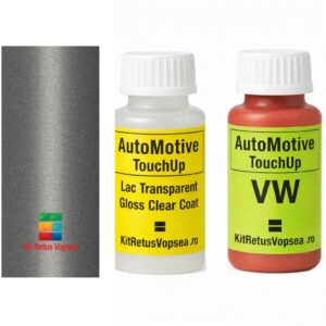 Kit corector vopsea cu pensula Volkswagen Gol VW90076 (Cinza Tom), VW90076