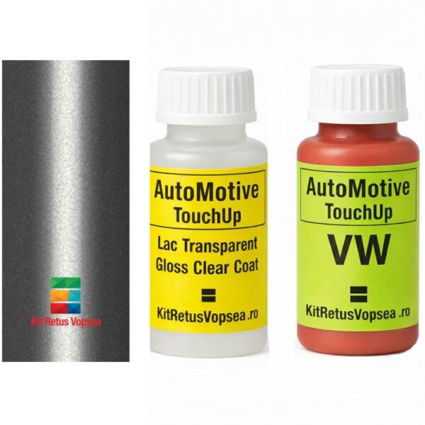 Kit corector vopsea cu pensula Volkswagen Golf VW90078 (Cinza Cyclone), VW90078