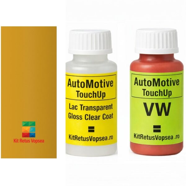 Kit corector vopsea cu pensula Volkswagen Golf VWL11A (Riadgelb), 18758, 076081, VWL11A, L11A, B4