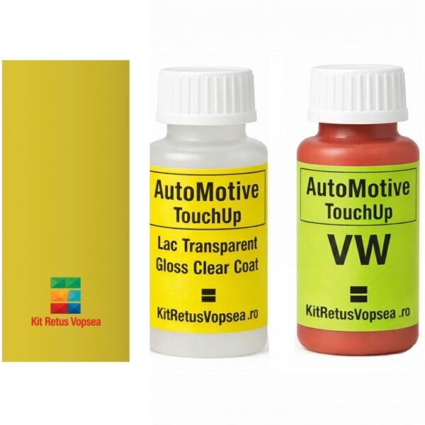 Kit corector vopsea cu pensula Volkswagen Golf VWL11C (Brillantgelb), 18586, 074037, VWL11C, L11C, B4