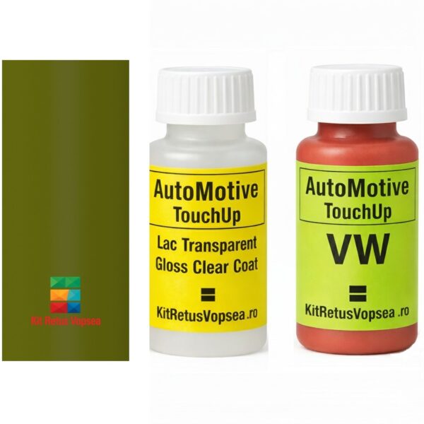Kit corector vopsea cu pensula Volkswagen Golf VWL61H (Lofotengruen), 63265, 073123, VWL61H, L61H, M2