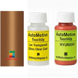 Kit corector vopsea cu pensula Hyundai Grand I10 Nios HYR6A (Golden Orange), HYR6A, R6A, INDHYR6A, 551062, R4A