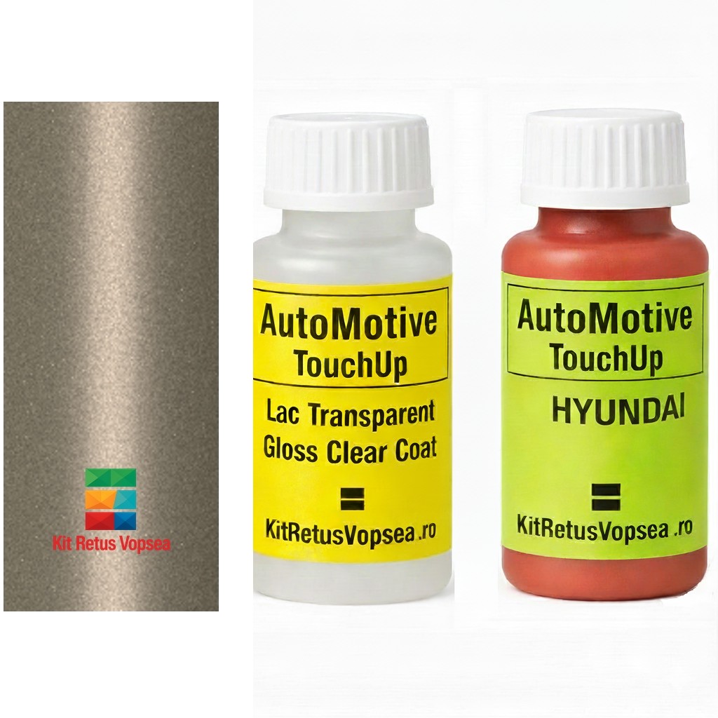 Kit corector vopsea cu pensula Hyundai Grandeur HY9801 (Light Sand), HY9801, H9