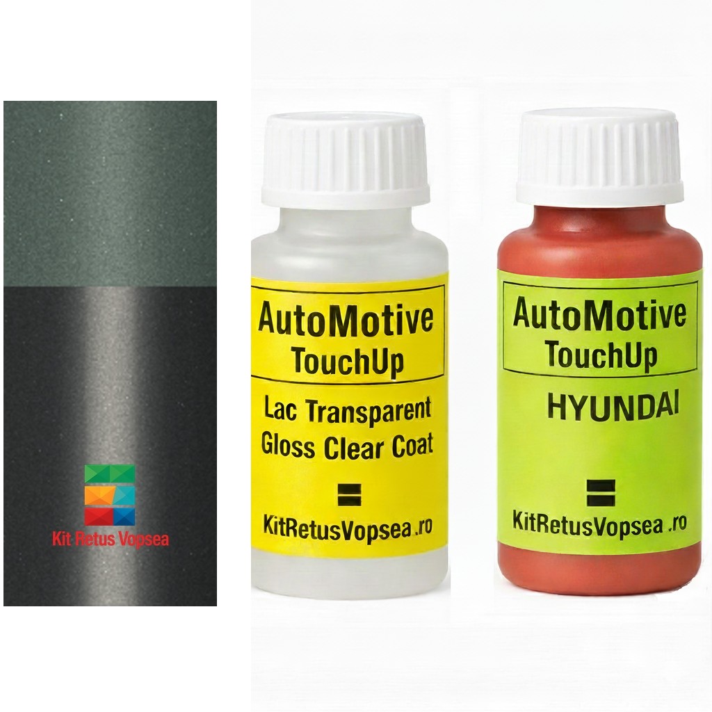 Kit corector vopsea cu pensula Hyundai H-100 HY0129 (Comb. of QQ/UQ), HY0129, TH