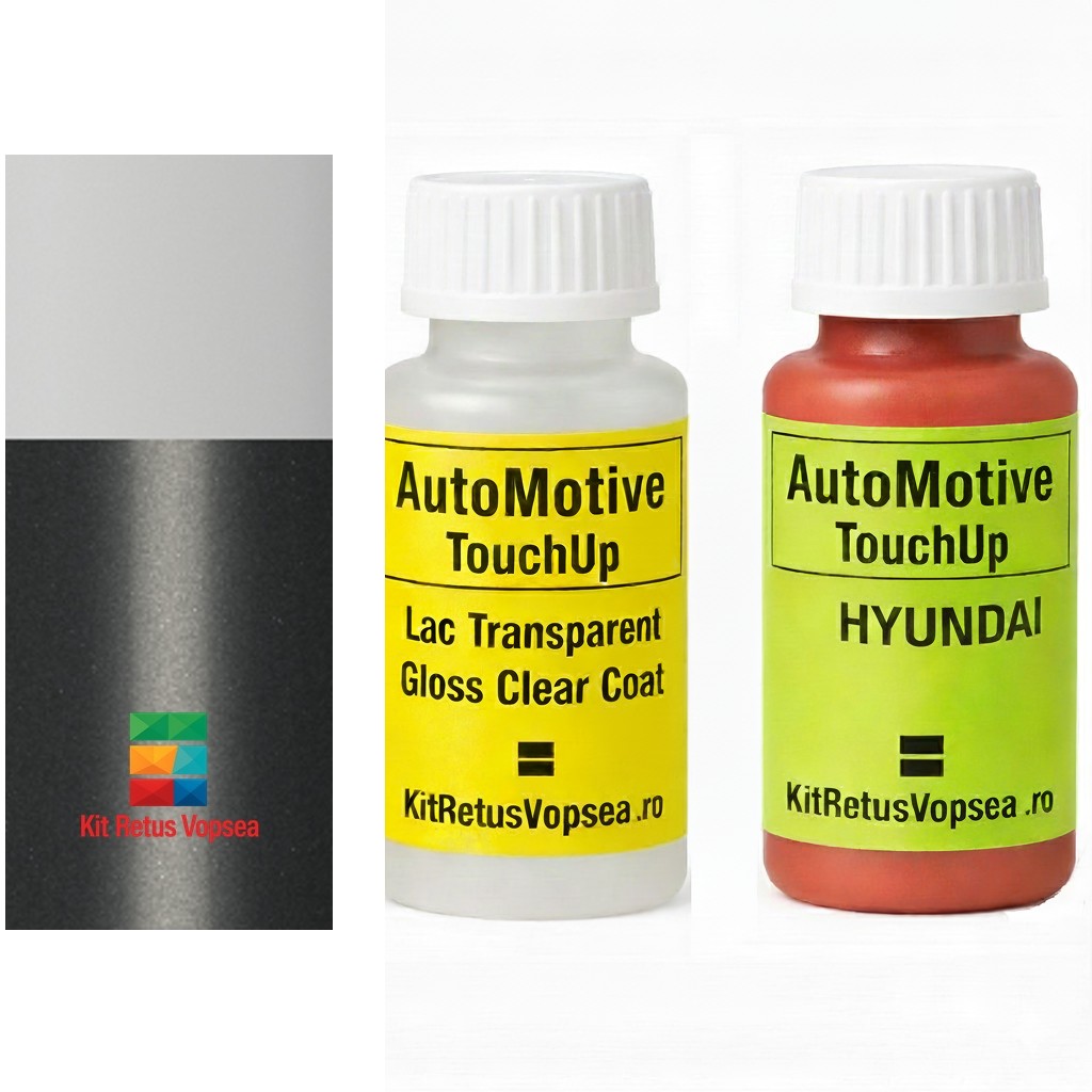 Kit corector vopsea cu pensula Hyundai H-100 HY0140 (Comb. of WW/UQ), HY0140, BD