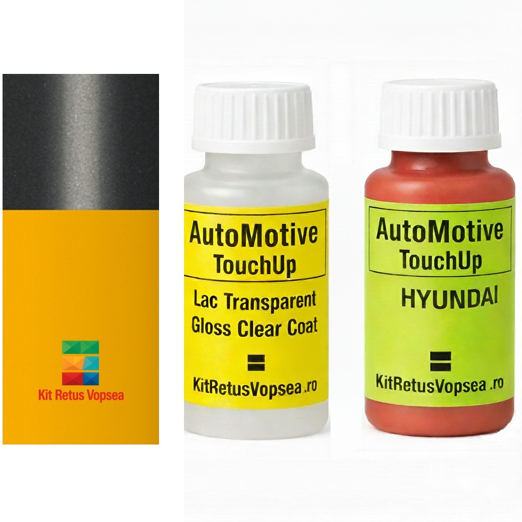 Kit corector vopsea cu pensula Hyundai H-100 HY0141 (Comb. of IA/UQ), HY0141, IK
