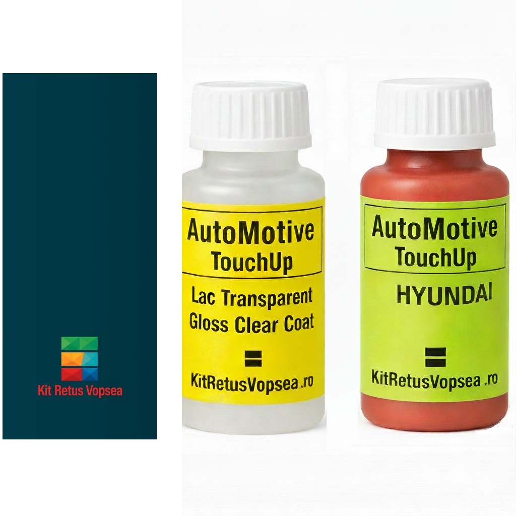Kit corector vopsea cu pensula Hyundai H-100 HY5009 (Ocean Blue), HY5009, IB