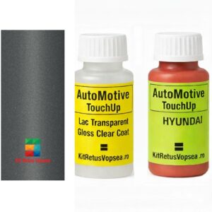 Kit corector vopsea cu pensula Hyundai H-100 HY9744 (Neutral Grey), HY9744, NT
