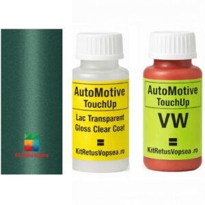 Kit corector vopsea cu pensula Volkswagen ID. Buzz VWLN6X (Bay Leaf Green), VWLN6X, N6X, L-N6X, LN6X, 65309, C4C4, C4