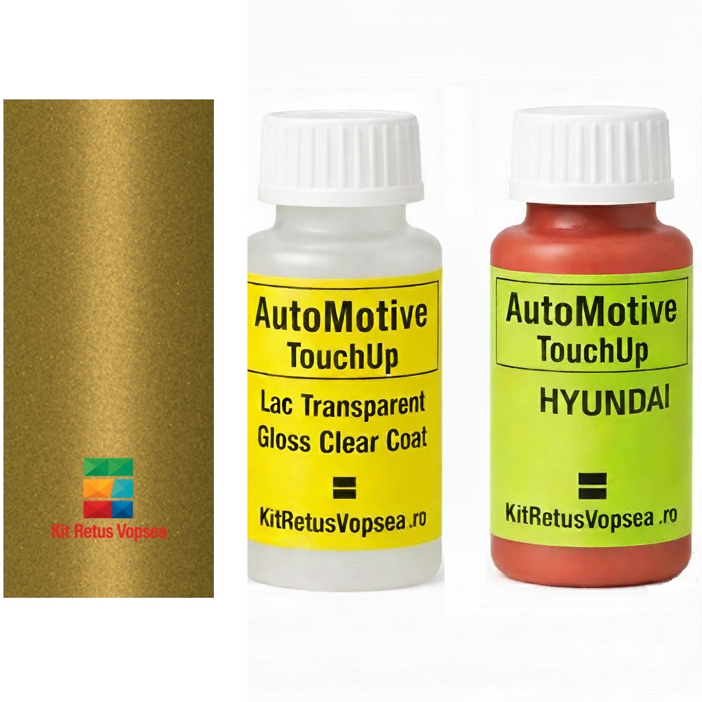 Kit corector vopsea cu pensula Hyundai IONIQ 5 HYWY7 (Blazing Yellow), HYWY7, WY7