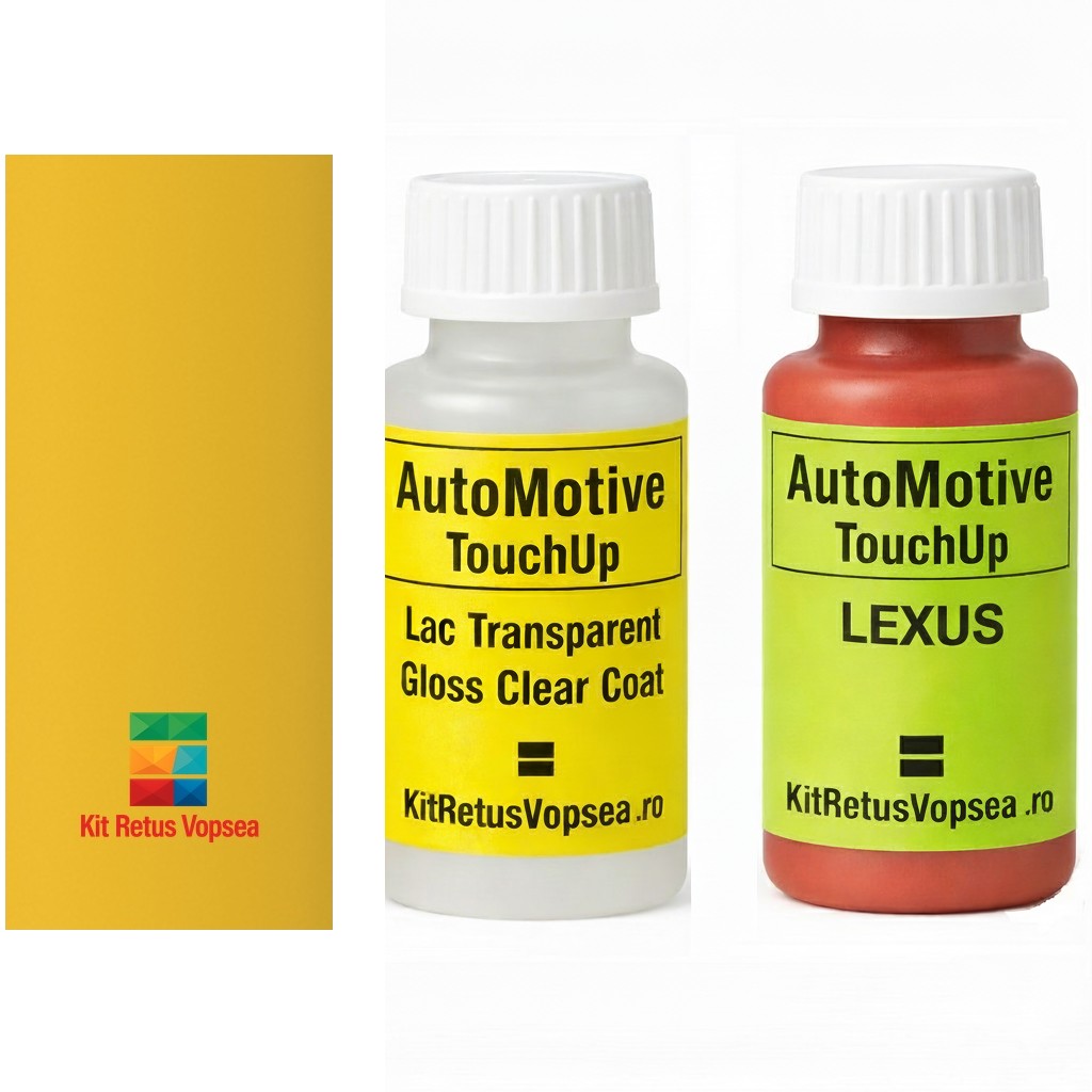 Kit corector vopsea cu pensula Lexus IS300 LEX576 (Super Bright Yellow), LEX576, 576, PTCA
