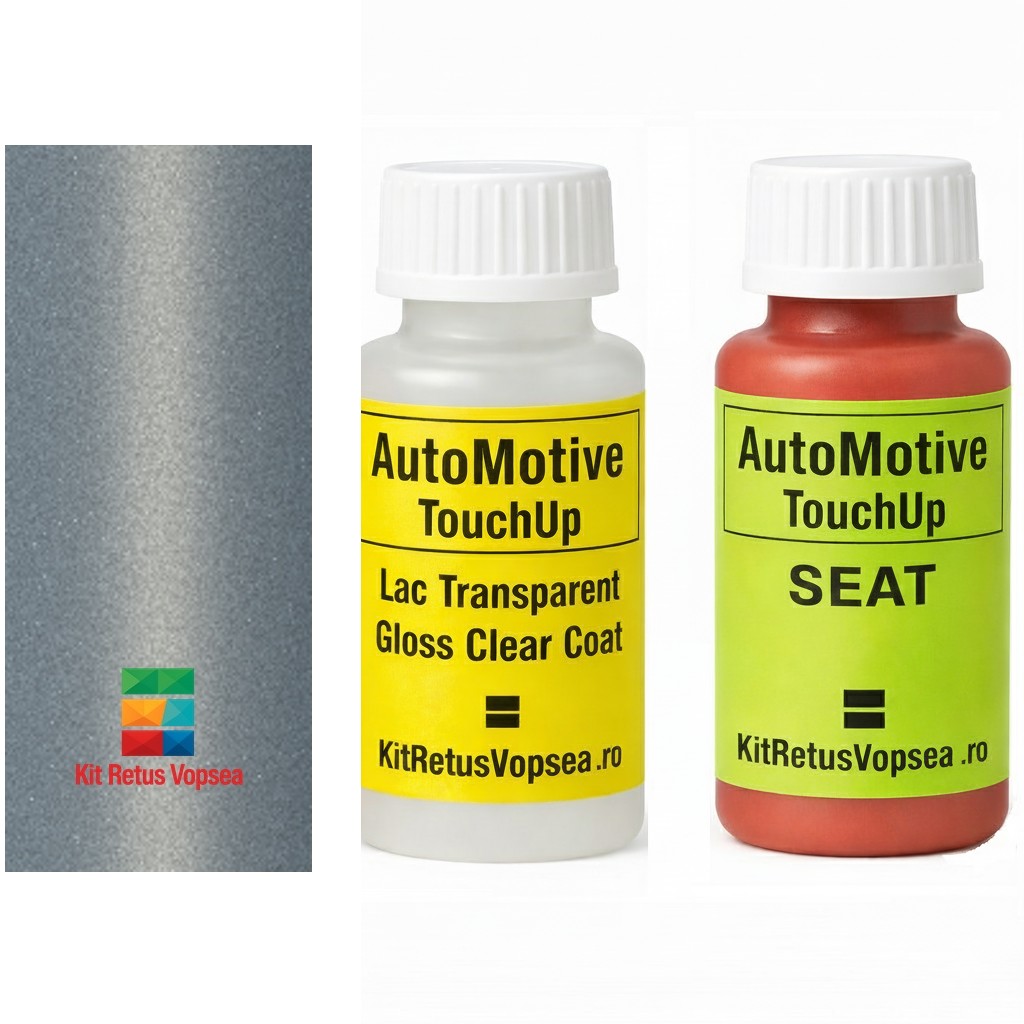 Kit corector vopsea cu pensula Seat Ibiza SEW5X (Azul Polaris), SEW5X, 8R, 8R8R, LW5X, W5X