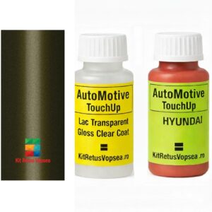 Kit corector vopsea cu pensula Hyundai Inster HYZRM (Amazonas Green Matte), HYZRM, ZRM