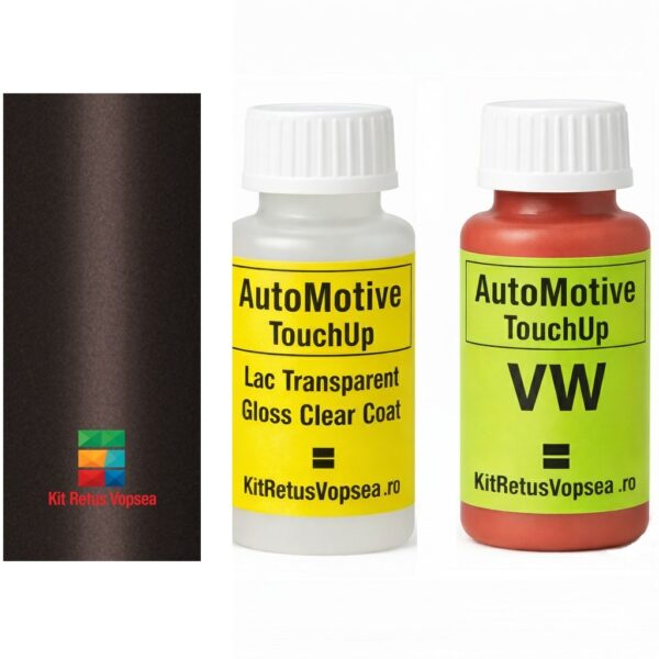 Kit corector vopsea cu pensula Volkswagen Jetta VWLF8Z (Topazbraun), VWLF8Z, 4L, F8Z