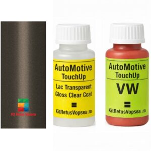 Kit corector vopsea cu pensula Volkswagen Jetta VWLM8X (Topasbraun), VWLM8X, M8X
