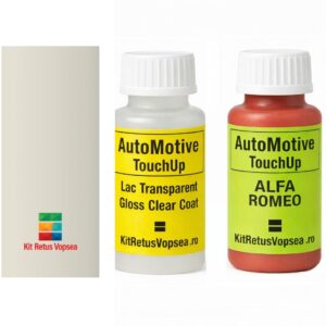 Kit corector vopsea cu pensula Alfa Romeo Junior AR268 (Bianco), AR268, 268, 268/A, 5JQ, 5CA