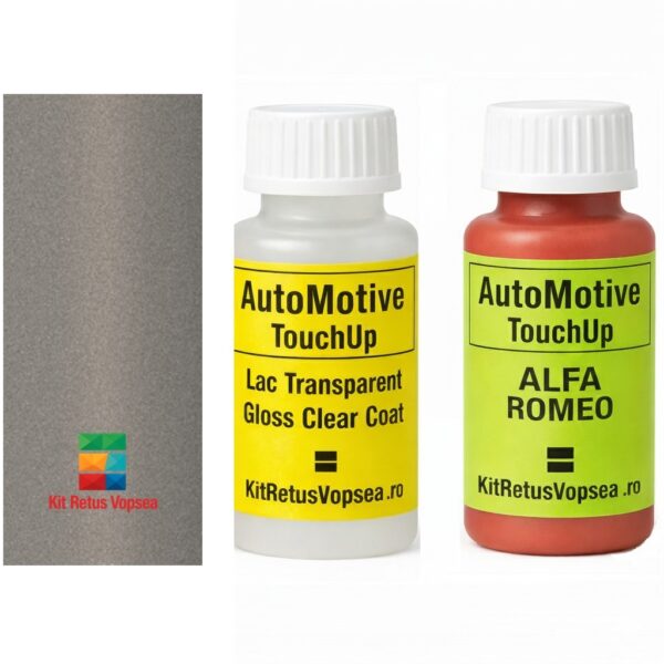 Kit corector vopsea cu pensula Alfa Romeo Junior AR636 (Galleria Light Grey), AR636, 636, 636/C, 3YS