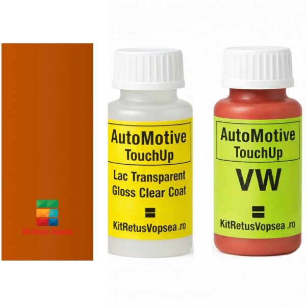 Kit corector vopsea cu pensula Volkswagen Kaefer VWL20B (Leuchtorange), nan
