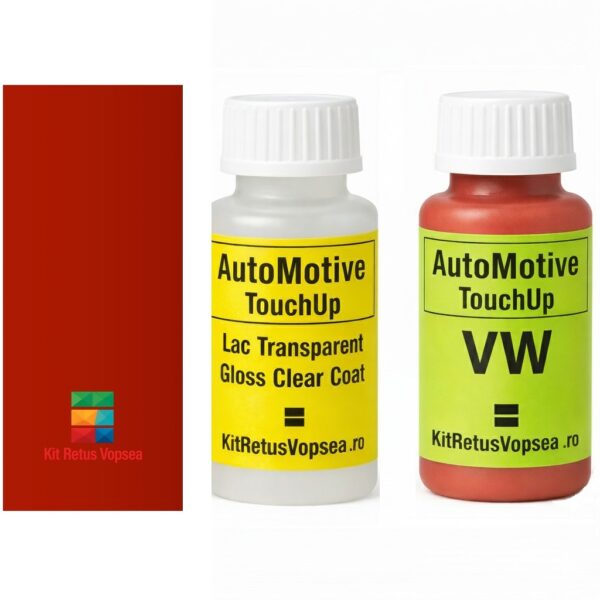 Kit corector vopsea cu pensula Volkswagen Kaefer VWLA3A (Marsrot'80), nan