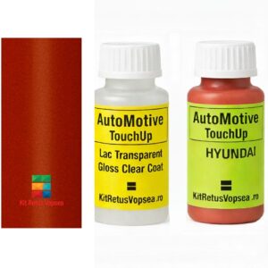 Kit corector vopsea cu pensula Hyundai Kona Electric HYTA9 (Tangerine Comet), HYTA9, TA9