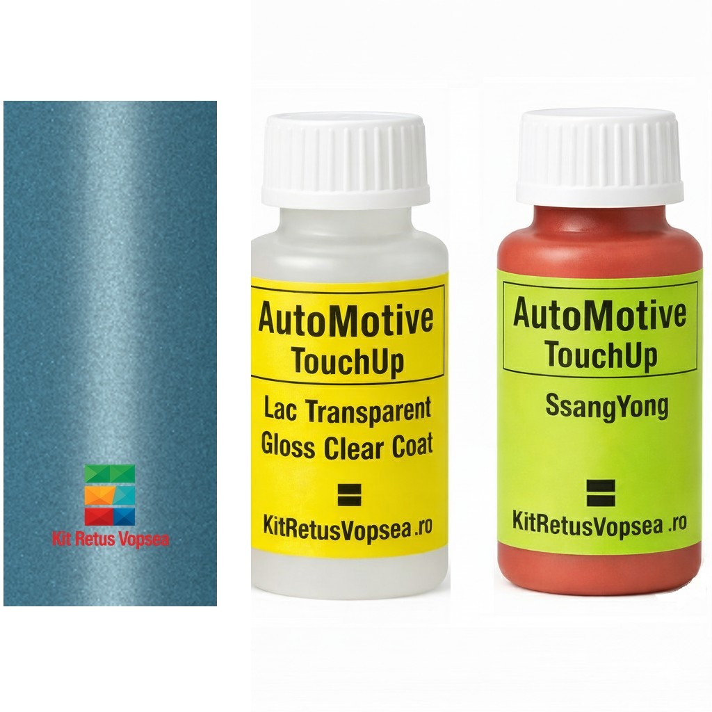Kit corector vopsea cu pensula SsangYong Korando C SSY9511 (Ice Blue) ,SSY9511, BAO