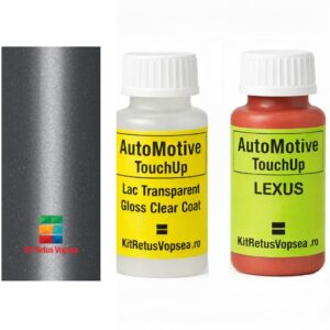 Kit corector vopsea cu pensula Lexus LX470 LEX1G8 (Gray), LEX1G8, 1G8, 9H9