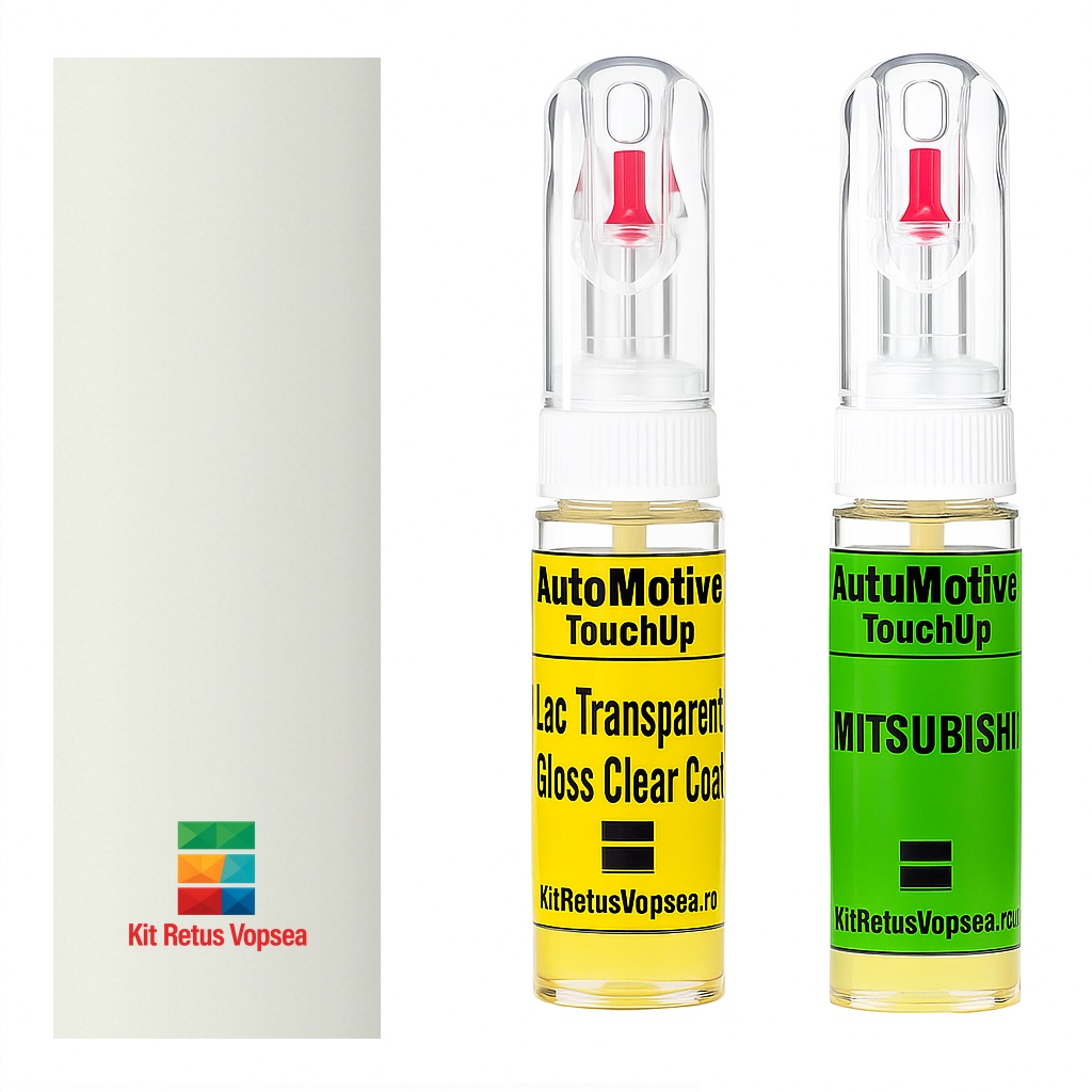 Kit retus vopsea touch-up Mitshubishi Lancer MIT4727 (Scotia White), 771263, MIT4727, BC, CK, W83, AC10983, INDMIT4727, MAU4923, 550095