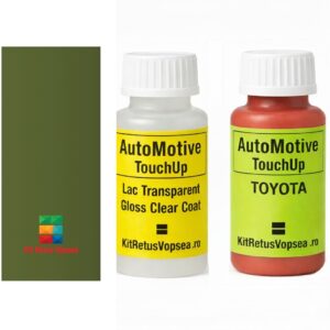 Kit corector vopsea cu pensula Toyota Land Cruiser TOY6R7 (Green), TOY6R7, 6R7, PTAT