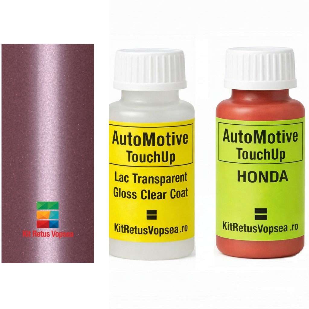 Kit corector vopsea cu pensula Honda Life HON9418 (Iris Red), HON9418, R516P, R-516P
