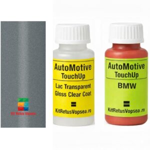 Kit corector vopsea cu pensula BMW M4 BMWP8X (Frozen Brooklyn Grey), BMWP8X, P8X, WP8X