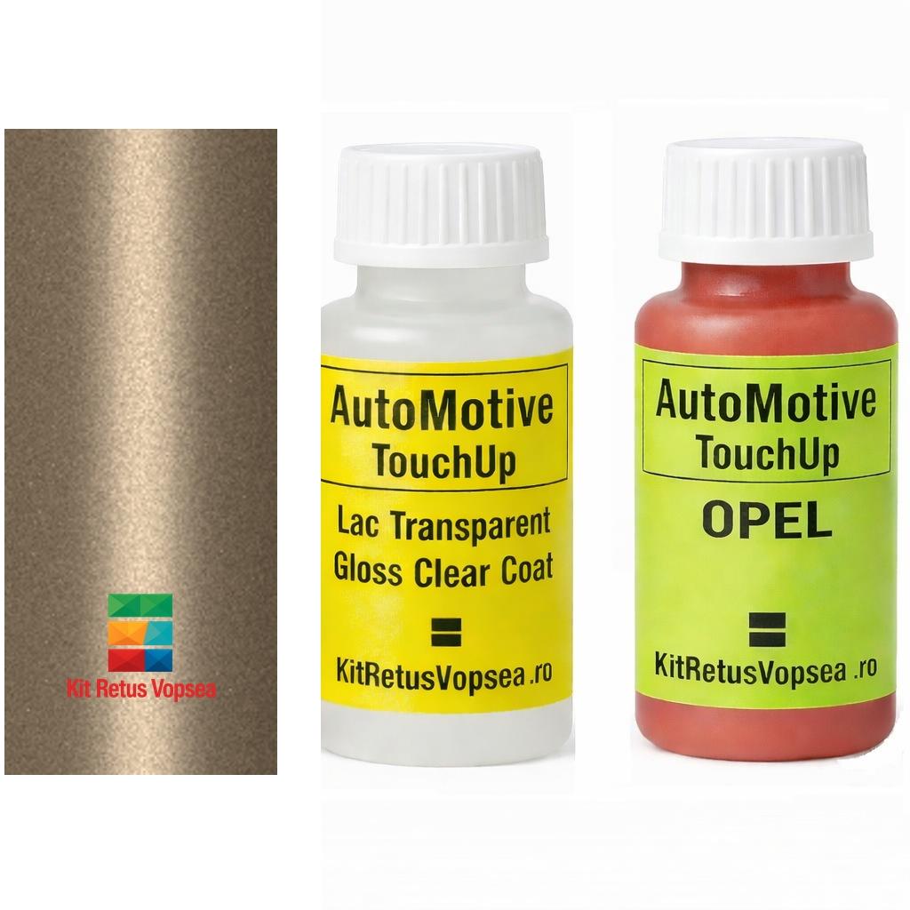 Kit corector vopsea cu pensula Opel Manta OP421 (Weissgold), 42338, 097120, OP421, 421, 87L