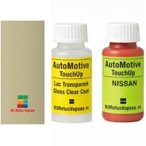 Kit corector vopsea cu pensula Nissan March NISJ11 (Yellowish Green), NISJ11, J11